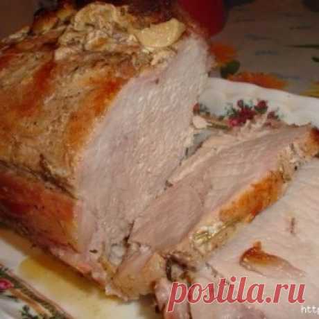 Пивное мясо с чесноком - МирТесен