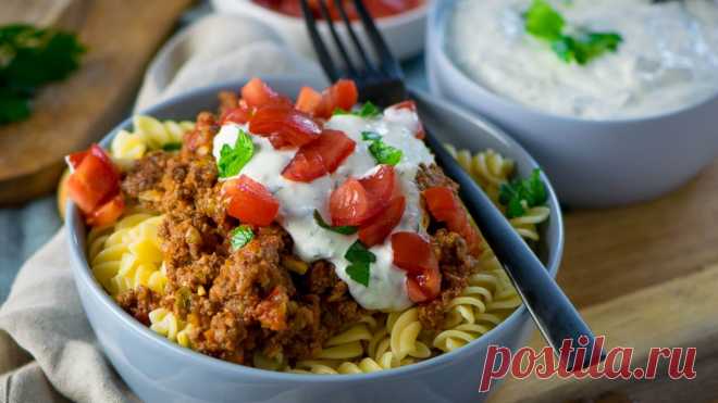 Irre lecker und einfach gekocht - Türkische Hackfleisch Pasta