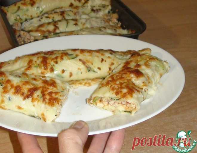 Кабачковые блинчики с мясом – кулинарный рецепт