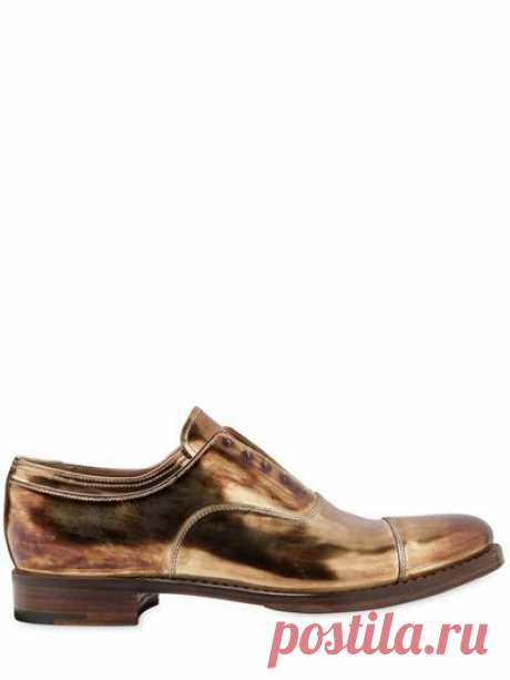 PREMIATA - БОТИНКИ ИЗ МЕТАЛЛИЗИРОВАННОЙ КОЖИ - LUISAVIAROMA - ЛЮКСОВЫЙ ШОПИНГ, ДОСТАВКА ПО ВСЕМУ МИРУ - ФЛОРЕНЦИЯ