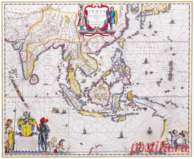 Map of South East Asia
Willem Blaeu
c 1650