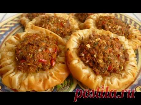 Ватрушки с мясом из теста фило! Рецепт быстрой и вкуснейшей выпечки!