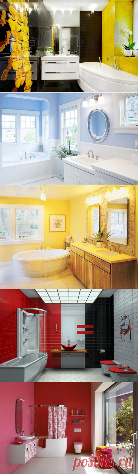 Photo Set of Modern Colors for Bathroom in 2017 | Interior Design Pictures