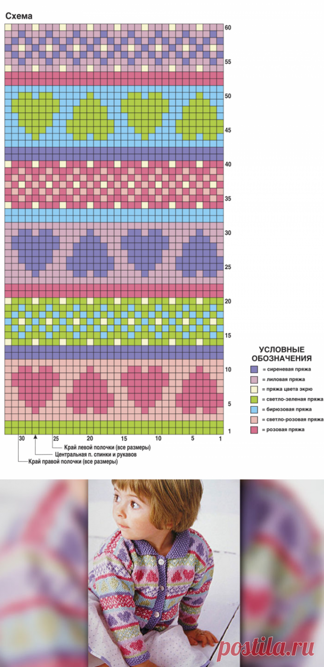 Жаккардовый жакет для деток