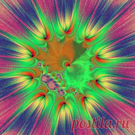 Фрактал, сделан в программе Fractal Explorer