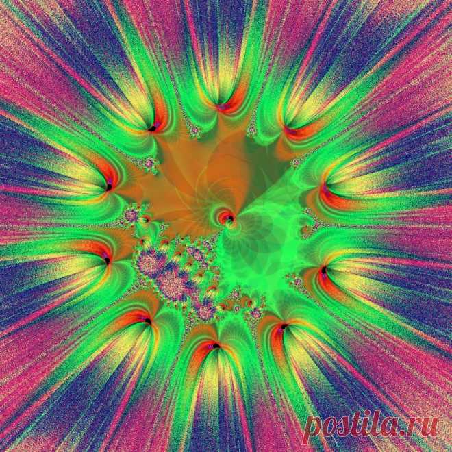 Фрактал, сделан в программе Fractal Explorer