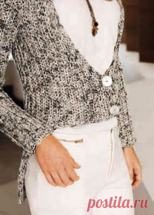 МЕЛАНЖЕВЫЙ ФРАК | Варварушка-Рукодельница