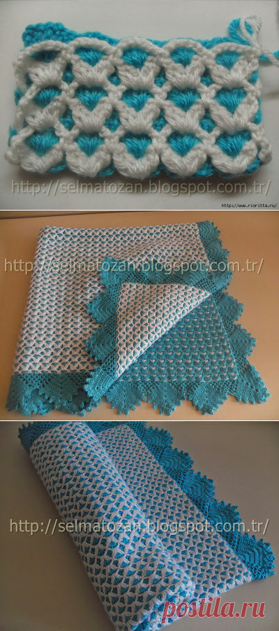 оригинальный двусторонний плед.