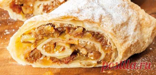 Штрудель с яблоками – 4 вкусных и простых рецепта