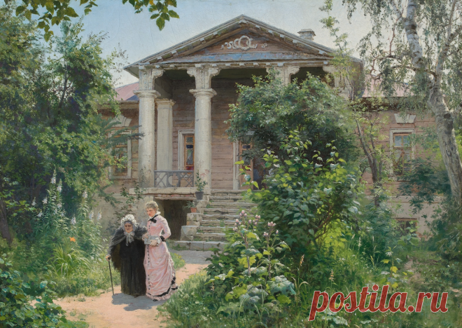 Художник Василий Поленов
Бабушкин сад. 1878. Государственная Третьяковская галерея
