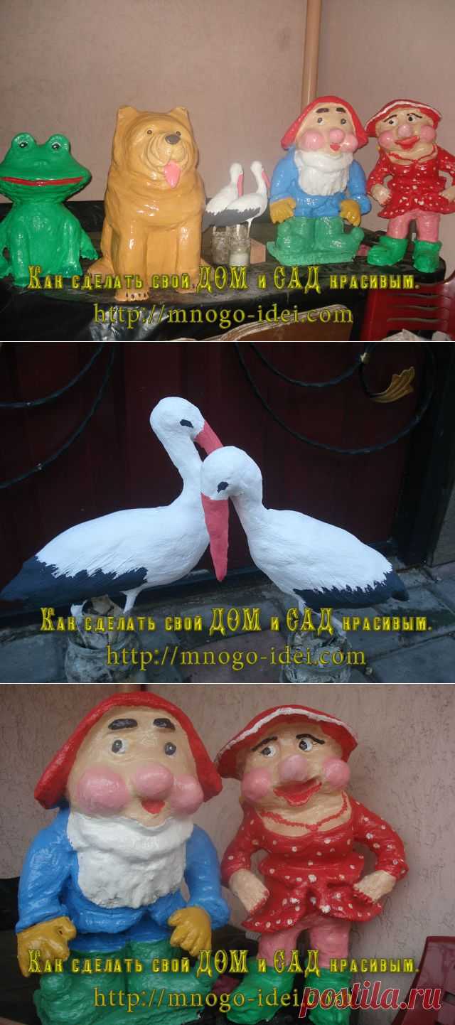 Поделки из монтажной пены. |