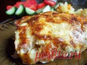 Самые вкусные рецепты: Картофель с ветчиной под сыром