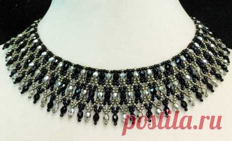 Free pattern for necklace Elaine | Beads Magic