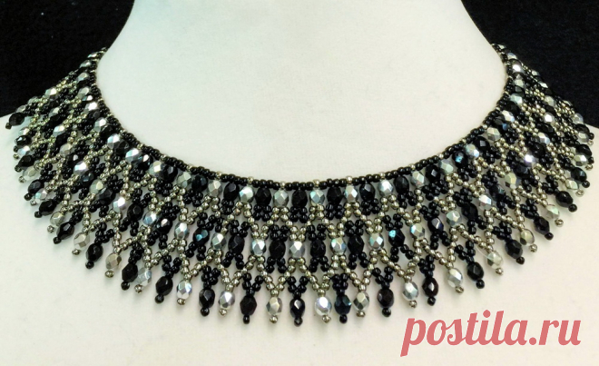 Free pattern for necklace Elaine | Beads Magic