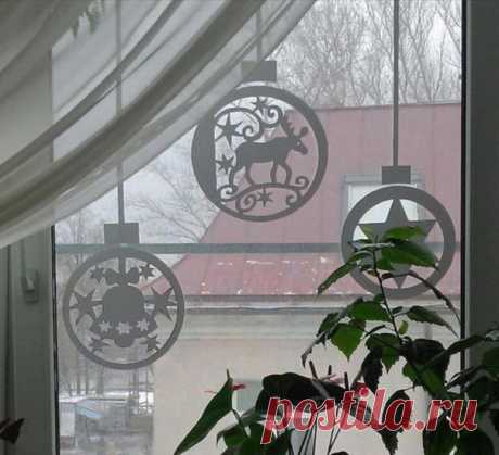 Украшения для окон. Шаблоны