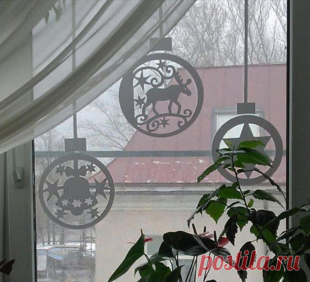 Украшения для окон. Шаблоны
