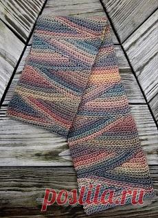 Вязаный шарф крючком от Vashti Braha