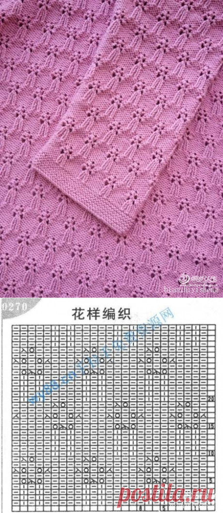 菲菲红素——碎碎花套头衫(有图解)_棒针编织作品秀_编织人生论坛