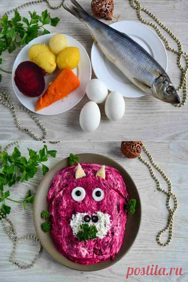 Салат Селедка под шубой - рецепт с фото пошагово Оригинальное оформление
