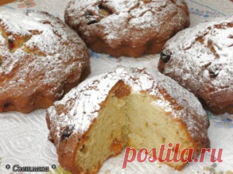 Творожный кекс ( аналог кулича на Пасху )
