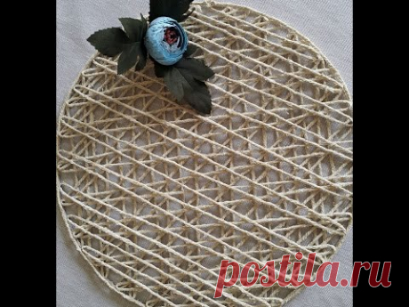 Hasır İpten Supla Yaptım (DIY)