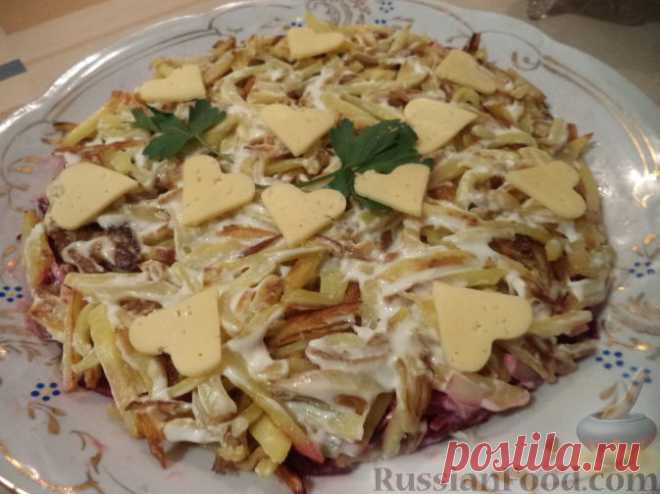 Рецепт: Салат «Обжорка» на RussianFood.com