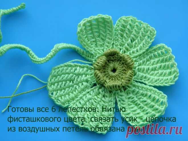МК - ЦВЕТЫ В ТУНИСКОЙ ТЕХНИКЕ