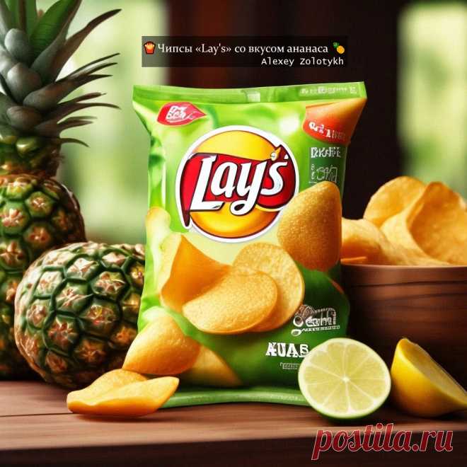 🍟Чипсы «Lay's» со вкусом ананаса 🍍