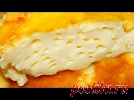 Это ПОРИСТОЕ ЧУДО тает во рту! Годами готовлю родным ТАКОЙ ЗАВТРАК! Со вкусом пряженого молока!