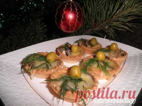 Рецепты с фото: Тарталетки с курицей и грибами.