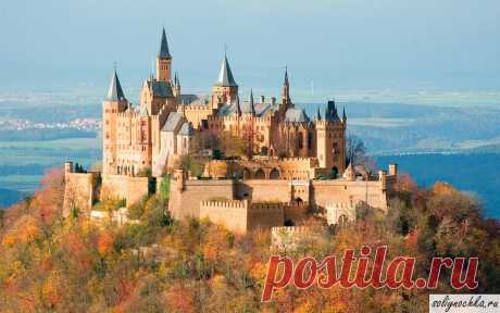 Замок Гогенцоллерн — средневековый замок-крепость в Баден-Вюртемберге, Германия, фото на тему "Здания"