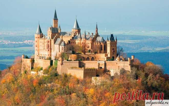 Замок Гогенцоллерн — средневековый замок-крепость в Баден-Вюртемберге, Германия, фото на тему 