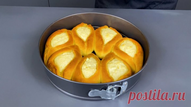 Это самые ВКУСНЫЕ БУЛОЧКИ С ТВОРОГОМ которые я когда либо готовила! Булочки под нежной глазурью