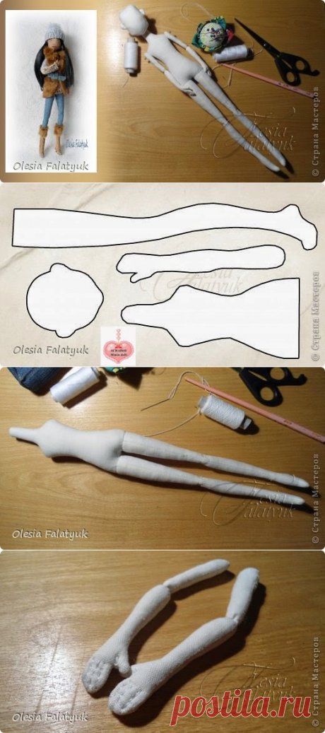 Mimin Dolls: molde doll adolescente e tutorial by Olesia Falatyuk