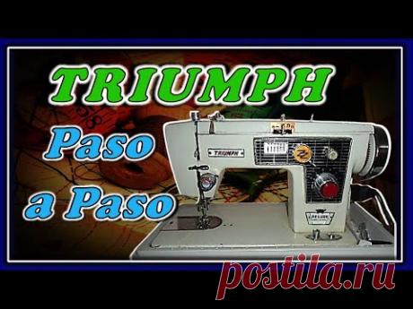 Cómo arreglar una Máquina Triumph casera? #sewing #costura #confección #dañada #pegada #coser