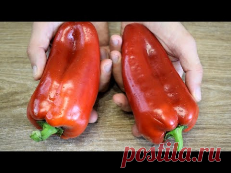 За уши не оттащишь, так ВКУСНО! ЗАКУСКА из перца за 20 минут! Готовится ОЧЕНЬ ПРОСТО!!