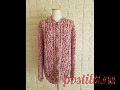 ВЯЗАНИЕ СПИЦАМИ/ Экспресс МК/ Женский кардиган СПИЦАМИ