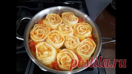 Рулетики с капустой на овощной подушке. НА МОЕМ КАНАЛЕ ЕСТЬ ЕЩЕ МНОГО ВКУСНЫХ РЕЦЕПТОВ. ПОДПИСЫВАЙТЕСЬ НА МОЙ КАНАЛ: https://www.youtube.com/channel/UCaQmgLDr7O9Siaf_B1kUvwg/videosЕсли вам понравил...