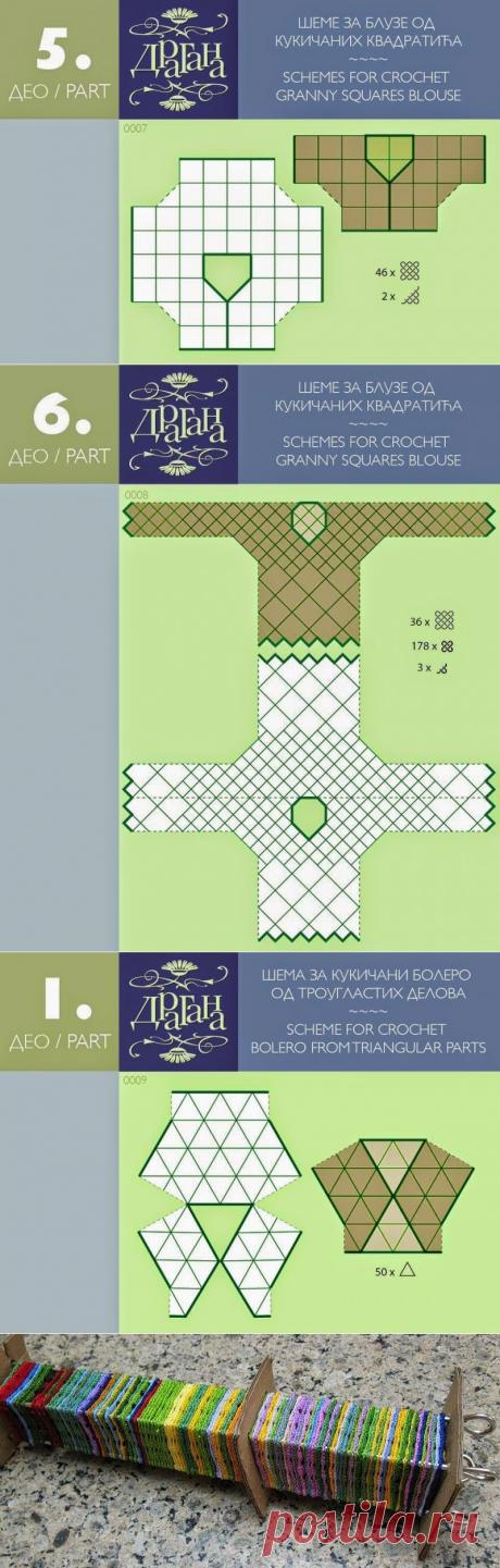 Irish crochet &amp;: Раскладка мотивов. Выкройки.