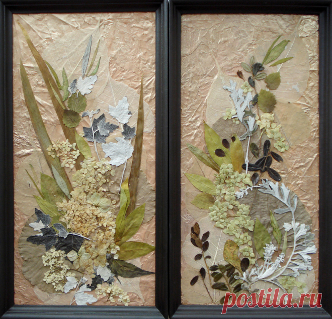 Pressed flower art - Floral CollageAnastasia Kovaleva
