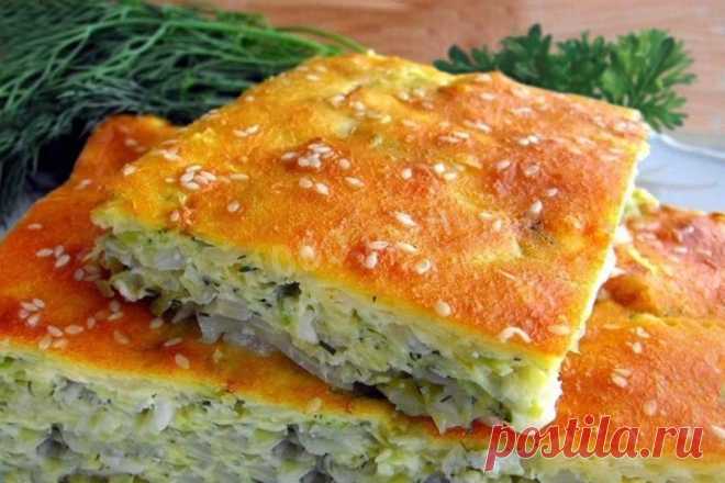 Заливной пирог с капустой и яйцом рецепт с фото - 1000.menu