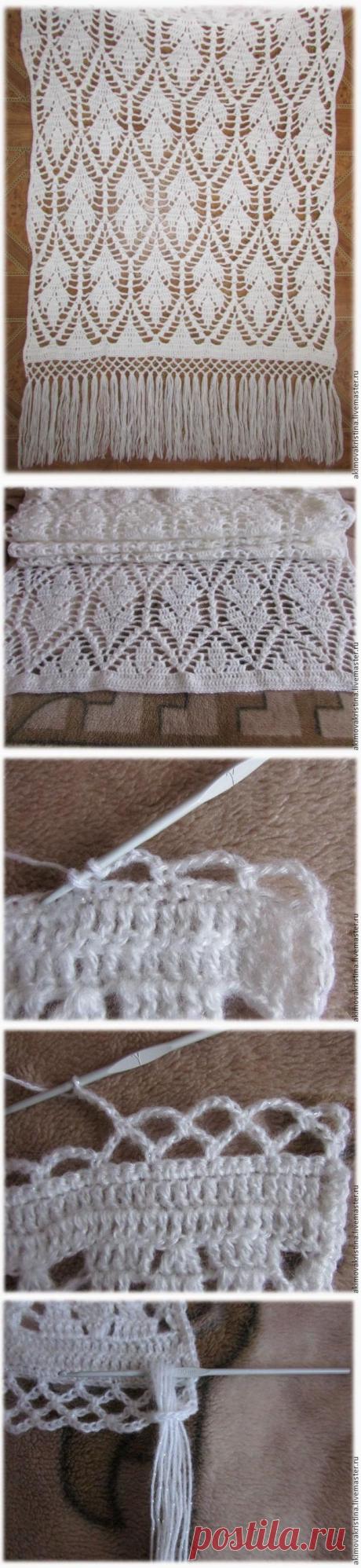 Кисточки на палантин (шаль, шарф)