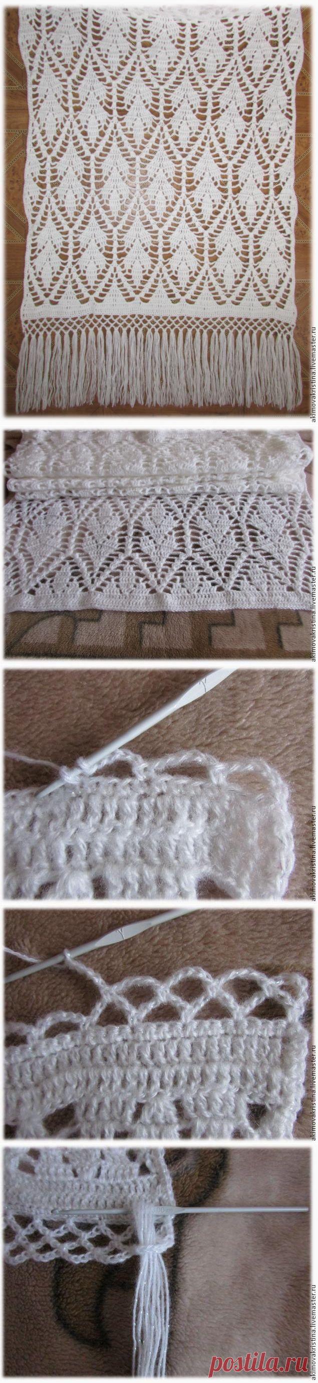 Кисточки на палантин (шаль, шарф)