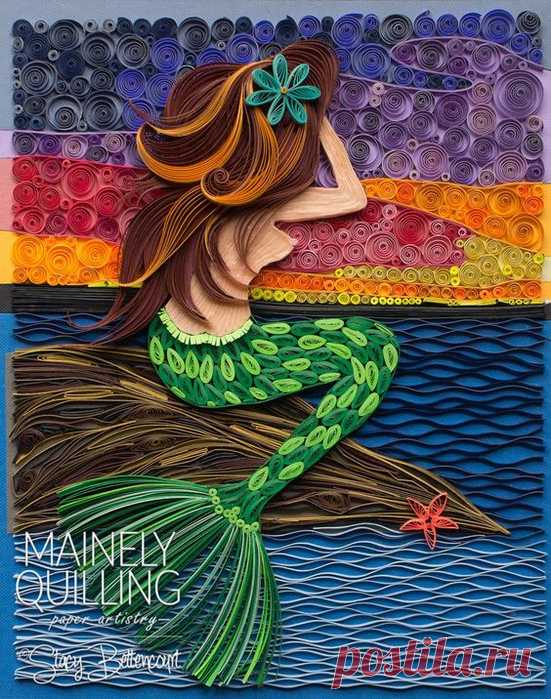 Квиллинг - удивительное творчество. Женские образы