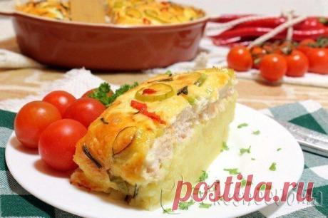 Картофельная запеканка с курицей / Царский пир