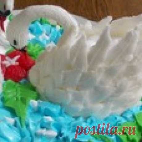 Декор для десертов "Лебеди" Кулинарный рецепт