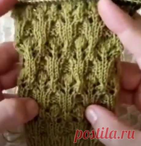 Тюльпаны на вязаных носочках / Подробный мк каждого ряда / схема узора прилагается /