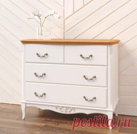 Комод из натурального бука с 4-мя выдвижными ящиками купить по цене 77 800 руб. в Москве — интернет магазин chudo-magazin.ru