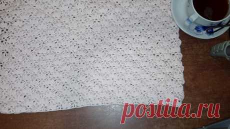 Столько полотна получается из одного мотка пряжи Аlize Cotton gold Fine? | На крючке и спицах | Яндекс Дзен