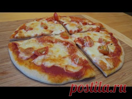 Тесто для пиццы (с добавлением ржаной муки)